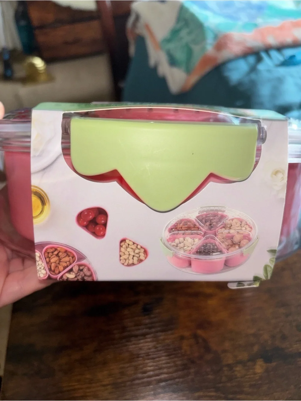 🍓🩷Phantom Chef 6-Section Strawberry Snackle - Pink NWT 🩷🍓